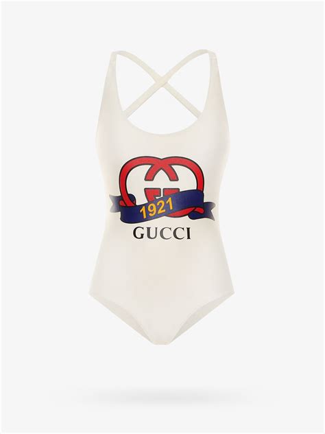 white gucci logo swimsuit|Gucci bikini aliexpress.